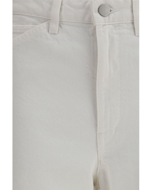 Lemaire Gray Cotton Five-Pocket Pants