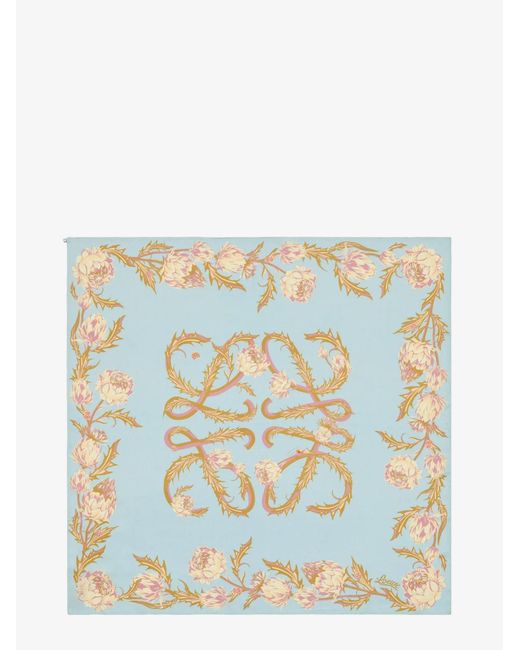 Loewe Blue Silk Foulard