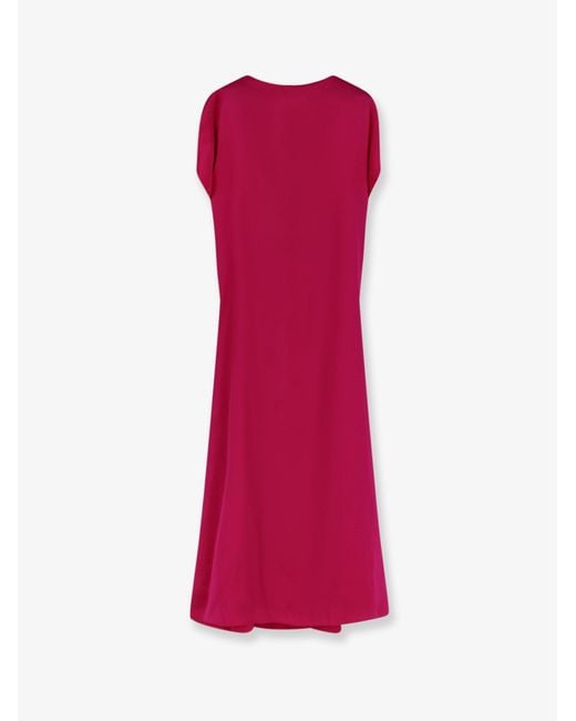 Dries Van Noten Pink Diria Silk Dress