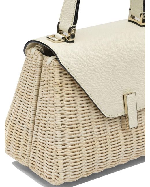 Valextra White "Iside" Handbag Small