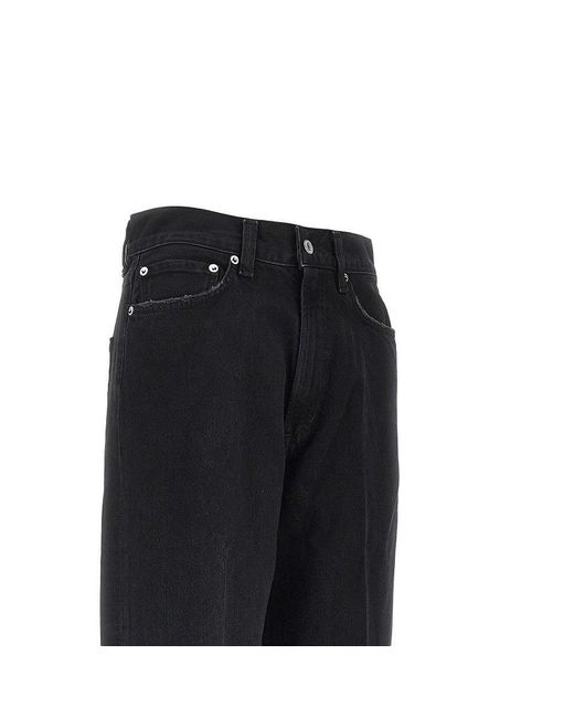 Agolde Black 80's High-Rise Jeans