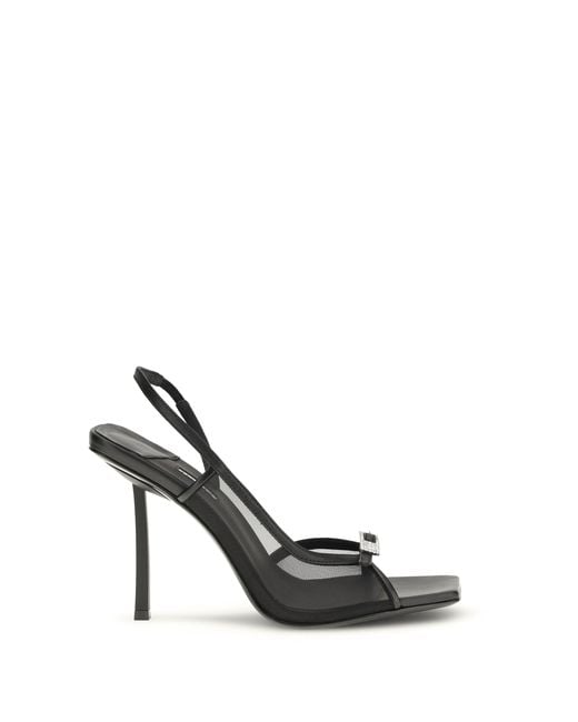 Le Silla White Sandals Vittoria Mesh