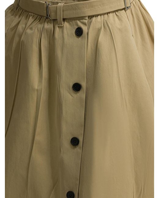Prada Natural Cotton Skirt