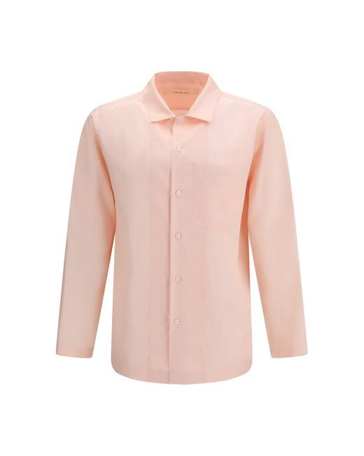 Umit Benan Pink Shirt Havana Silk for men