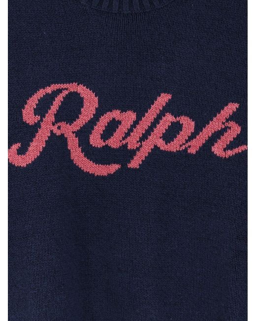 Polo Ralph Lauren Blue Cotton And Linen Blend Sweatshirt for men