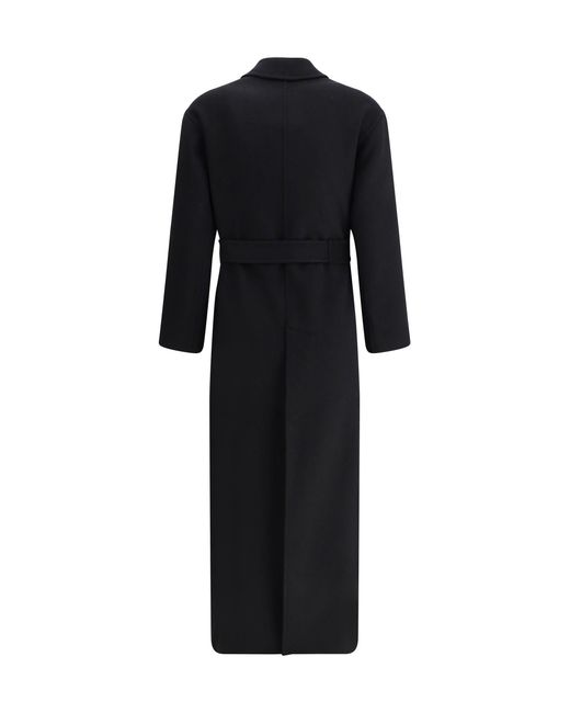 Aftercoat Black Long Robe Coat