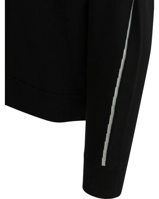 Givenchy Black "Couture Seam" Zip Sweater for men