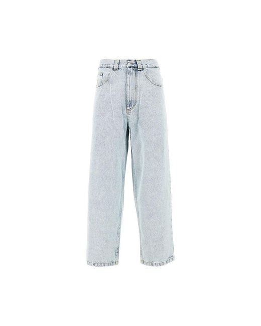 POLAR SKATE Blue 'Big Boy' Oversized Denim Pants for men
