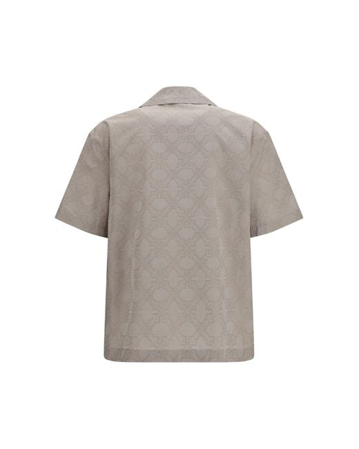 Off-White c/o Virgil Abloh Gray Arrow Monogram Shirt for men