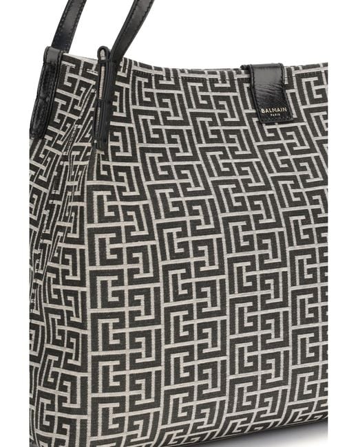 Balmain Black Medium Tote Bag