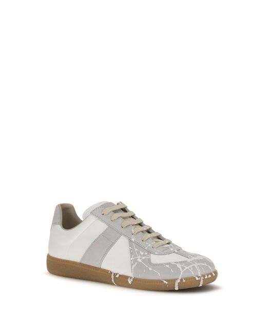 Margiela White Replica Sneakers/Off for men