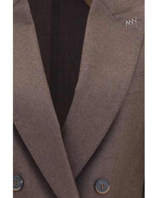 Max Mara Brown Cloruro Double-Breasted Blazer