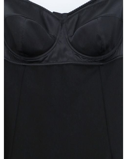 Dolce & Gabbana Black Stretch Fabric Dress