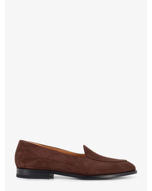 Dior Brown Dior Antibes Suede Loafers for men