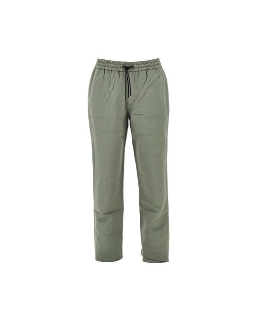 Sease Green 'Summer Mindset' Twill Pants for men