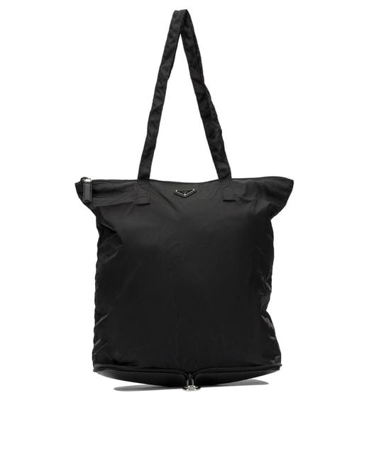 Prada Black Small Re-Nylon Shoulder Bag
