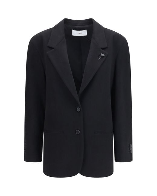 Lardini Black Cashmere Blazer