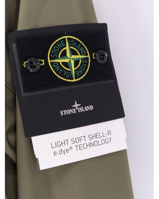 Stone Island Green Light Soft Shell-R E.Dyeã¢Â Technology Jacket for men