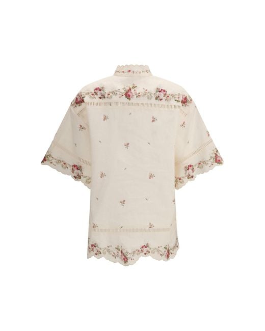 Zimmermann White Patience Shirt