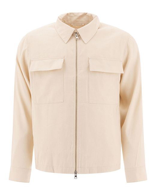 NN07 Natural "Alban" Overshirt for men
