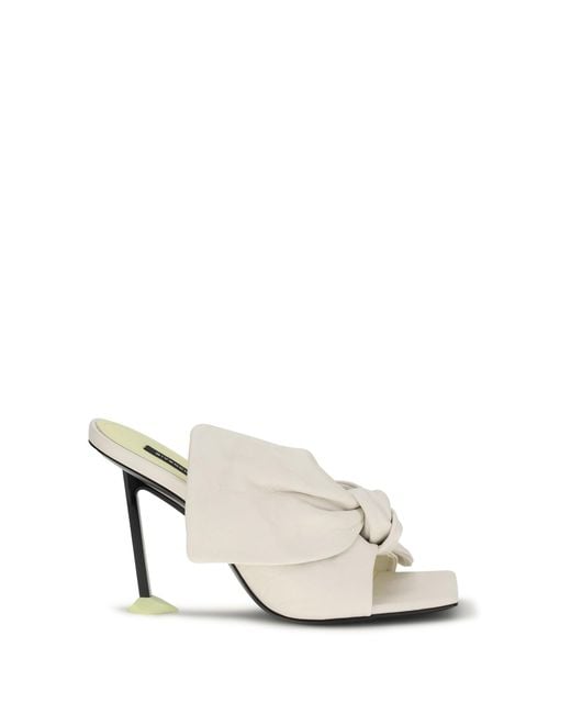 Givenchy White Boudoir Heeled Mules