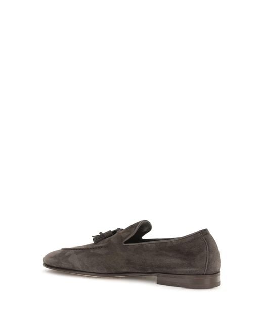 Brunello Cucinelli Multicolor Loafers Suede Tassel for men