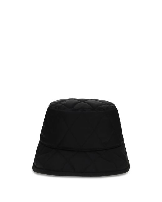 Burberry Black Horseshoe Bucket Hat for men