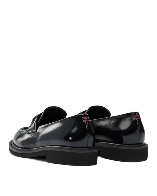 Halmanera Black Glossy Leather Loafers Loafers & Slippers
