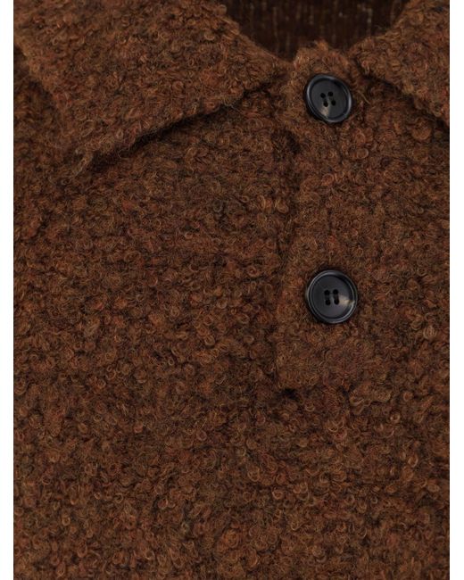 Woodbird Brown Wbdom Loop Sweater for men