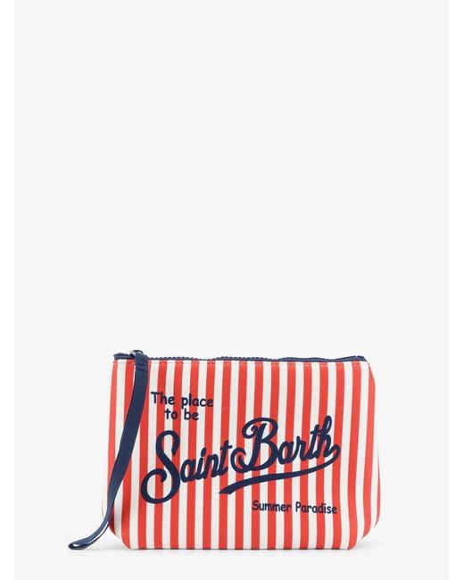 Mc2 Saint Barth Red Aline Scuba Clutch for men