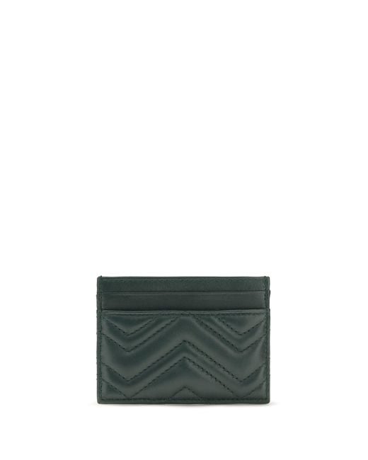 Gucci Green Gg Marmont Cardholder