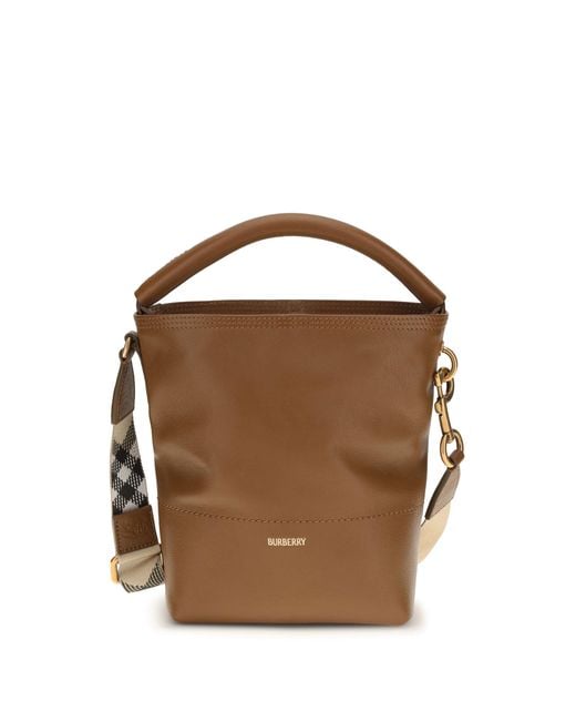 Burberry Brown B Clip Bucket Bag