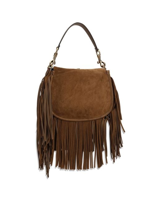 Etro Brown Medium Pony Shoulder Bag