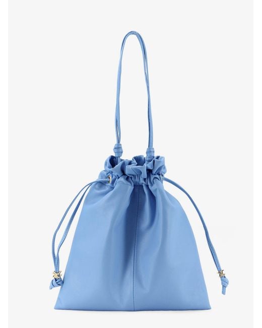 Céline Blue Crystal Leather Crossbody Bag