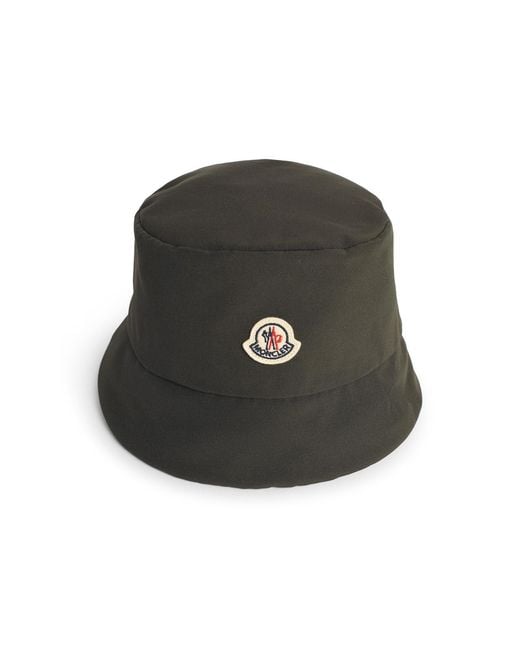 Moncler Green 'Bucket' Reversible Nylon Hat