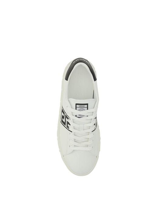 Versace White Low Top Sneakers for men