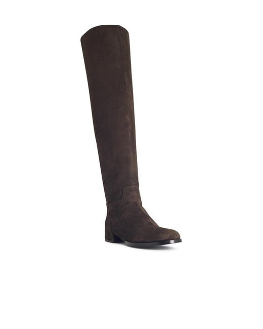 Dolce & Gabbana White Ebony Suede Boots