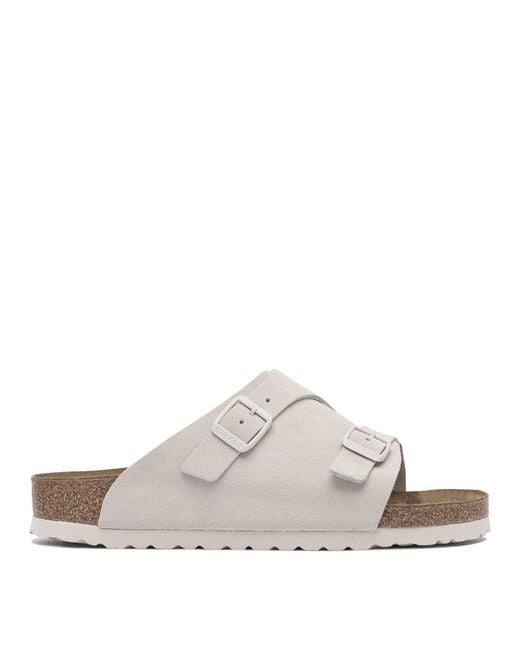 Birkenstock White "Zurich" Sandals