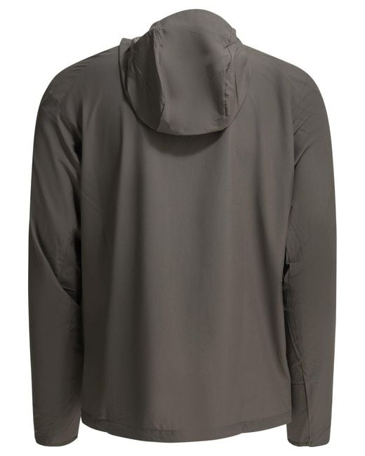Houdini Sportswear Gray "Pace Trail" Technical Jacket