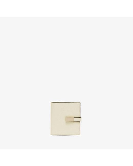 Valextra Natural Leather Wallet for men