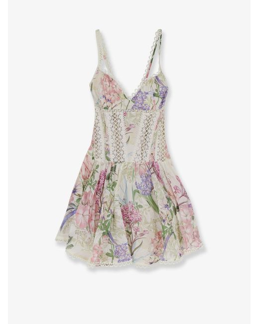 Women's White Mini Dress Gardenia