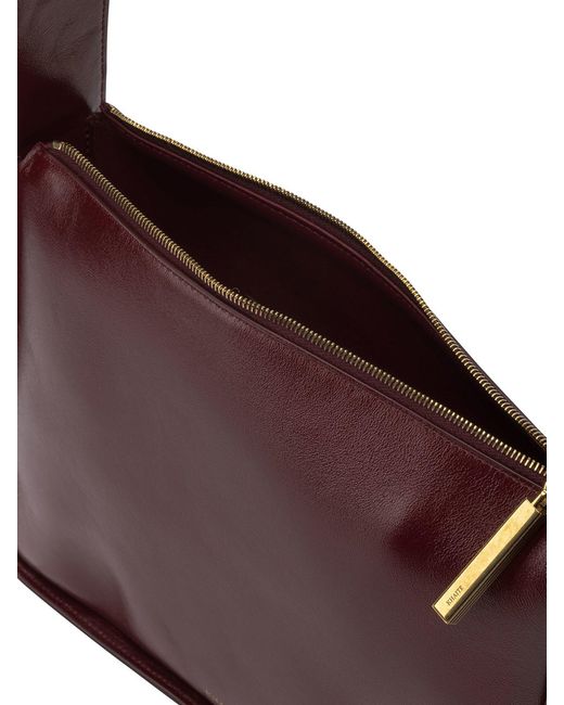 Khaite Purple "Lory Squared" Small Shoulder Bag