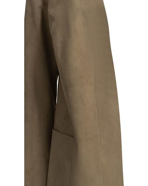 Salvatore Santoro Brown Suede Blazer