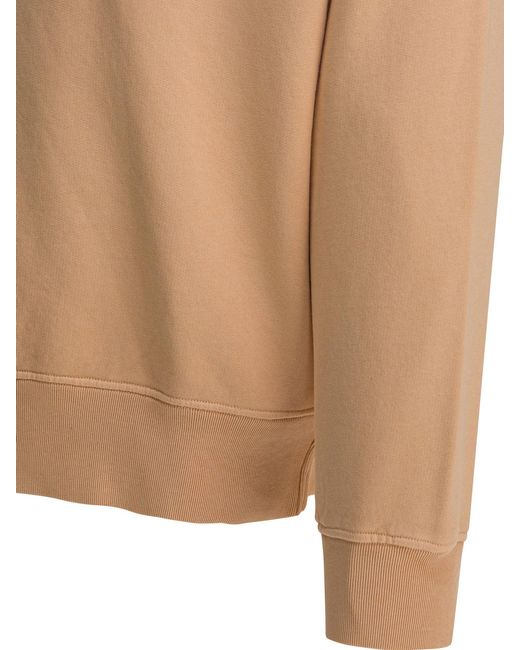Stone Island Natural Cotton Crewneck Sweater for men