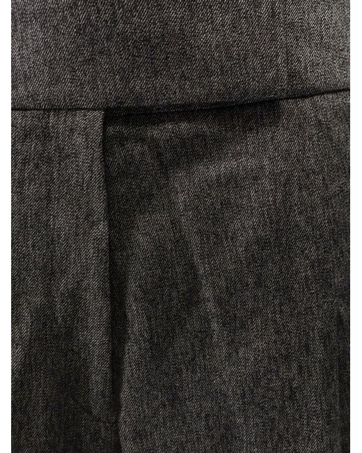 Boss Multicolor Telda Viscose And Virgin Wool Trousers