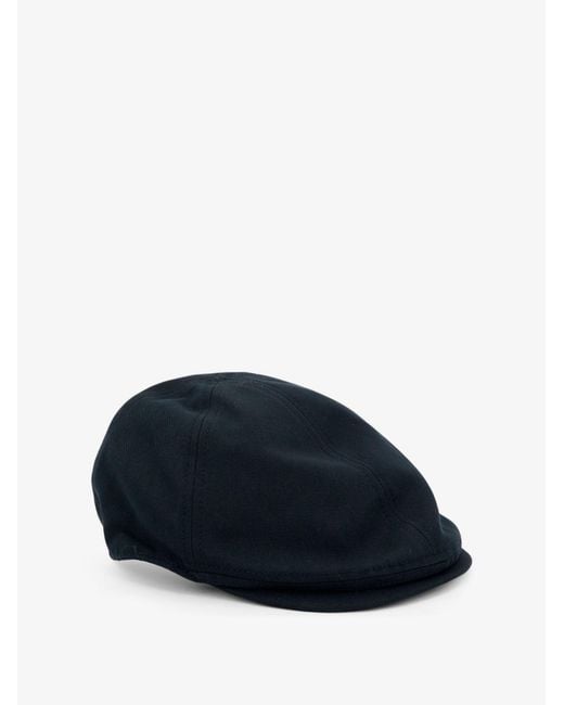 Dolce & Gabbana Blue Linen And Cotton Flat Cap for men