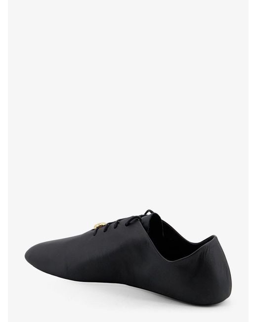 Loewe Black Pebble Soft Leather Sneakers
