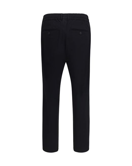 Cruna Black Trousers Mitte for men