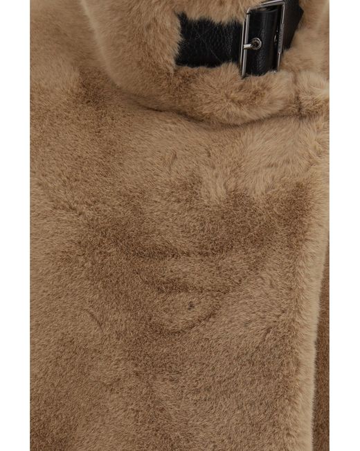 Pinko Natural Faux Fur Jacket