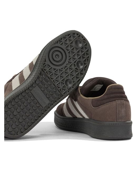 Adidas Originals Brown Samba Xlg Suede Synthetic Sneakers